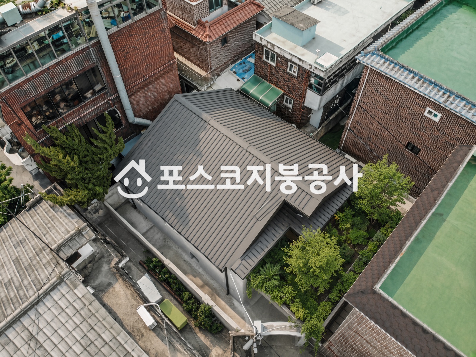 대구 지붕공사 옥상방수 칼라강판 시공사례