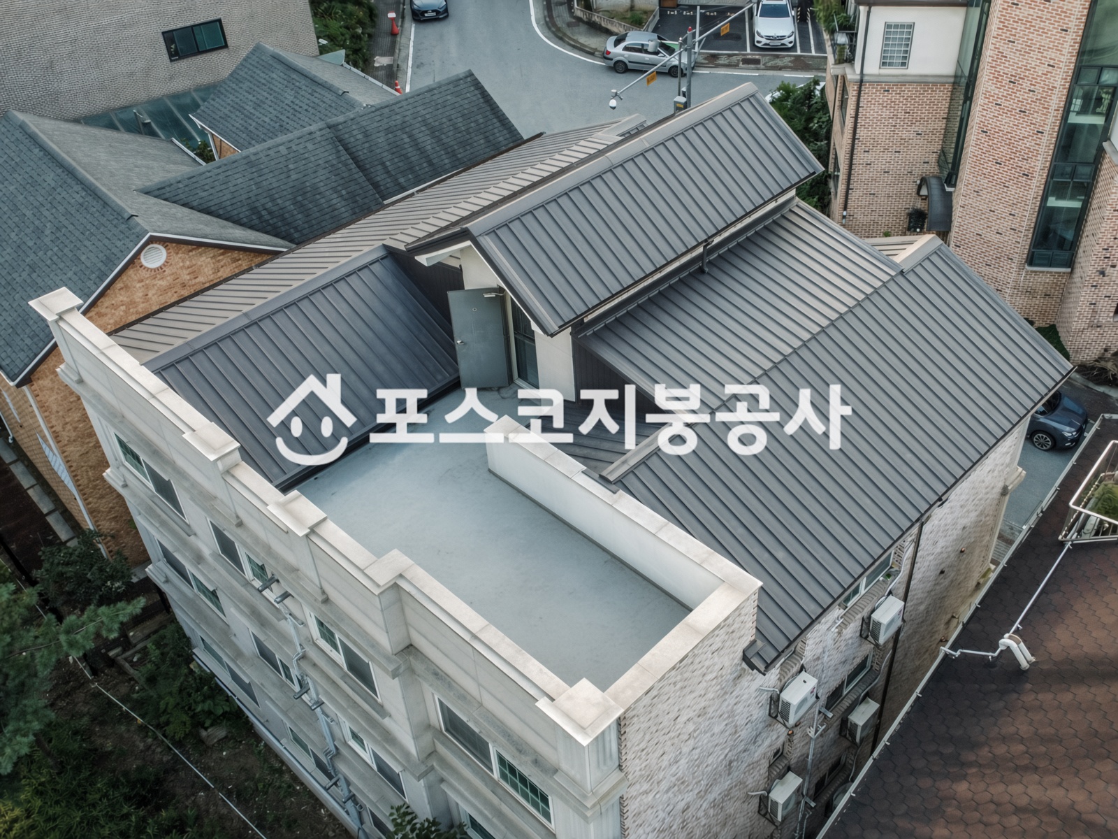 창원 칼라강판 스틸방수 시공사례