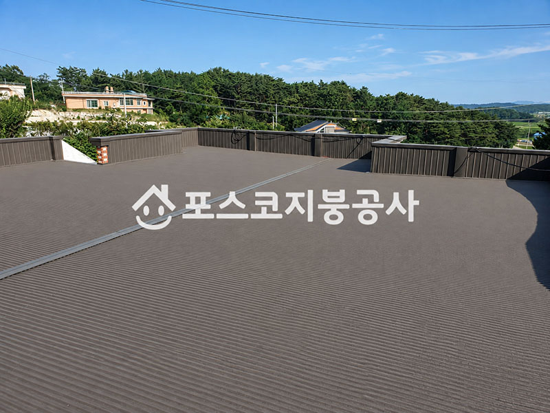 대구 달서구 옥상 스틸방수 시공 후 사진
